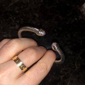 Cable Classic Bracelet w/ Gemstone